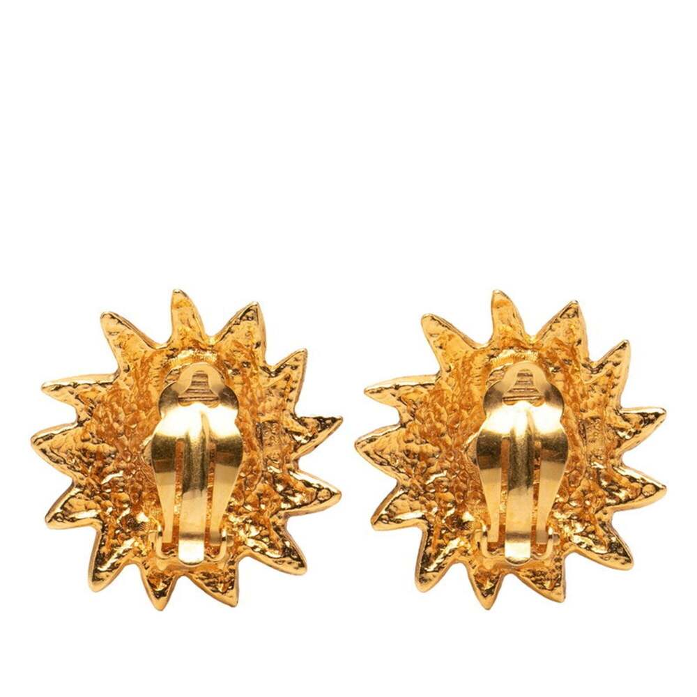 CHANEL Gold Logo Earrings - Picture 2 of 3